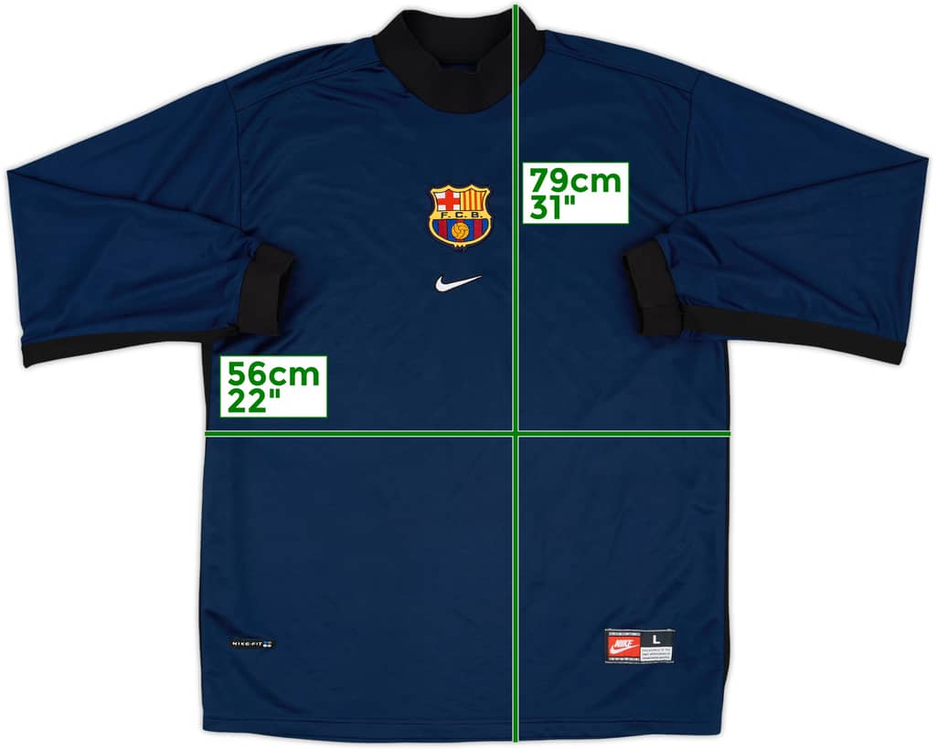 1998-99 Barcelona GK Shirt - 8/10 - (L)
