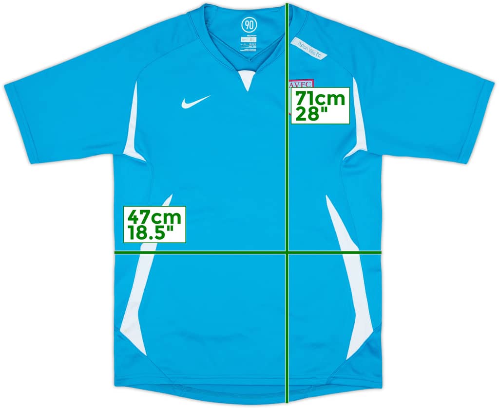 2007-08 Aston Villa Nike Training Shirt - 9/10 - (XL.Boys)