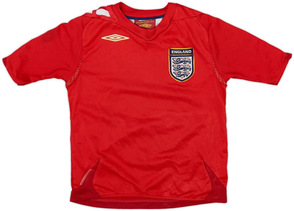 2006-08 England Away Shirt - 5/10 - (S.Boys)