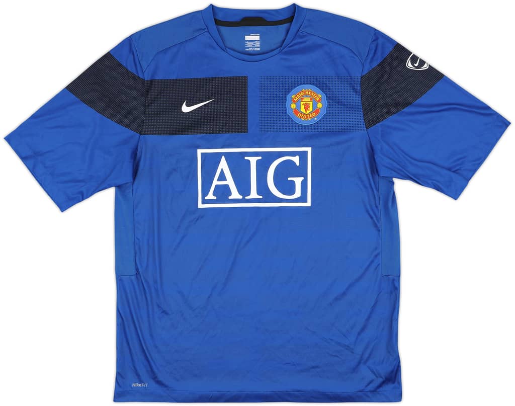 2009-10 Manchester United Nike Training Shirt - 10/10 - (L)