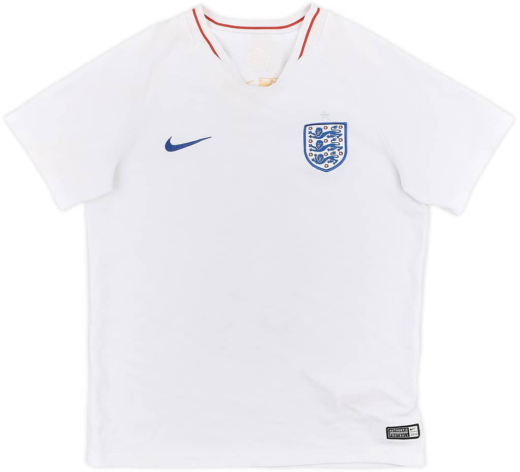 2018-19 England Home Shirt - 8/10 - (6-8 Years)
