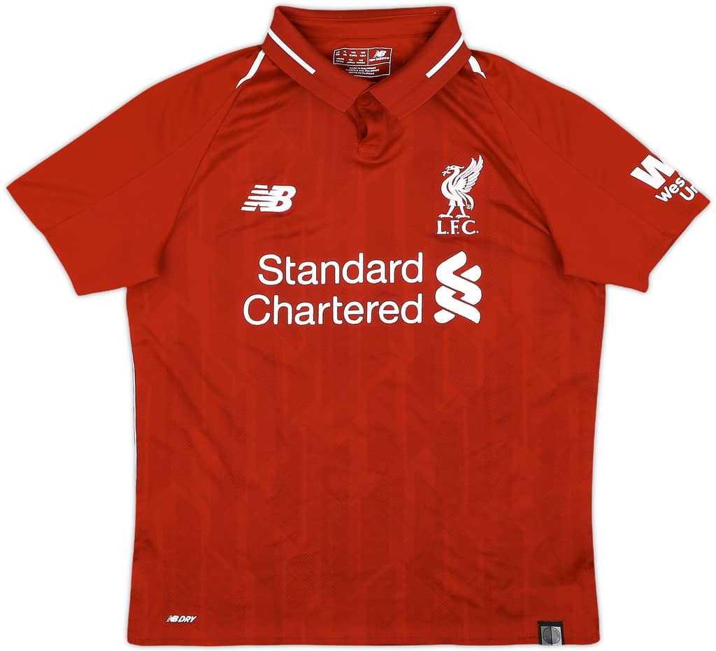 2018-19 Liverpool Home Shirt - 7/10 - (L.Boys)
