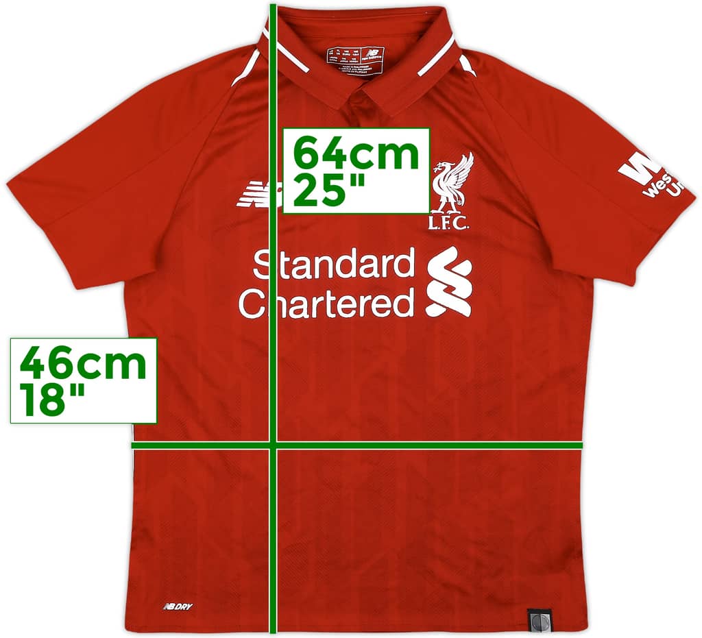 2018-19 Liverpool Home Shirt - 7/10 - (L.Boys)