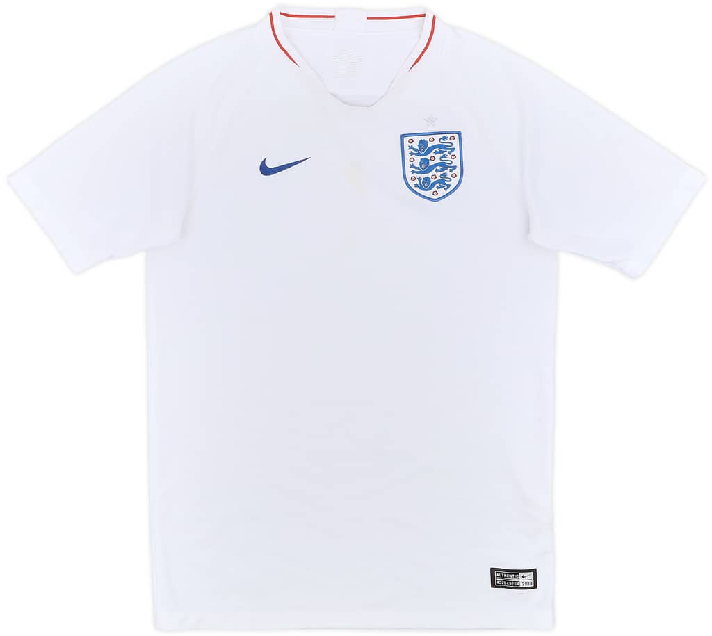 2018-19 England Home Shirt - 6/10 - (L.Boys)