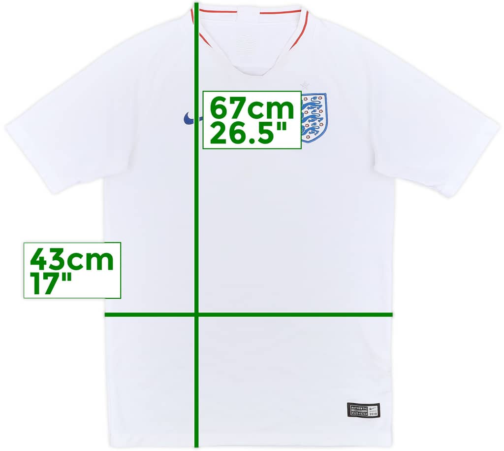 2018-19 England Home Shirt - 6/10 - (L.Boys)