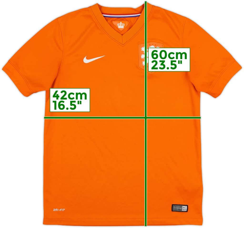 2014-15 Netherlands Home Shirt - 8/10 - (L.Boys)
