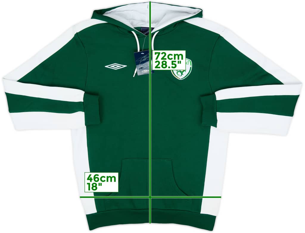 2006-07 Ireland Umbro Hooded Sweat Top (S)