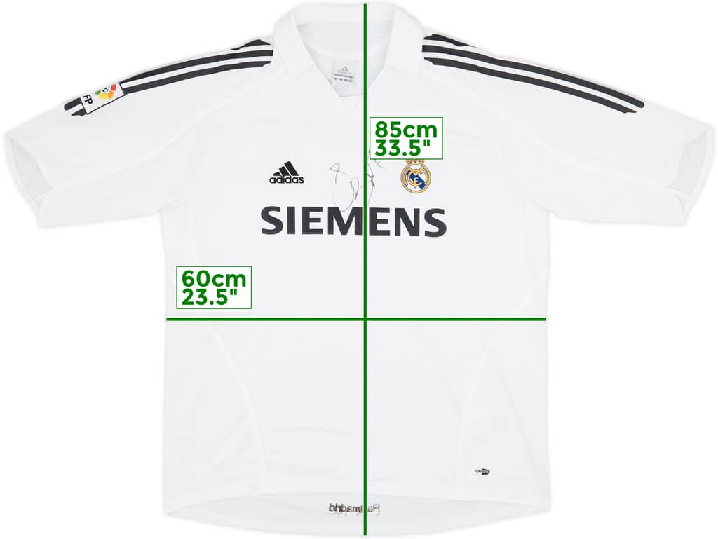 2005-06 Real Madrid Signed Home Shirt - 7/10 - (XL)