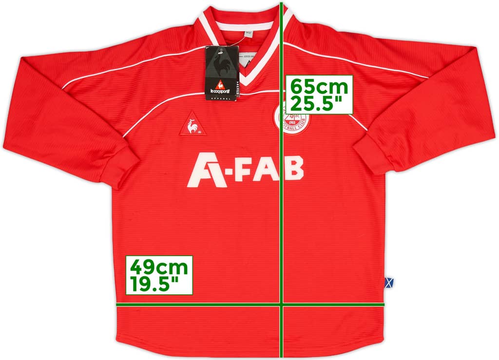 2002-04 Aberdeen Home L/S Shirt (L.Boys)