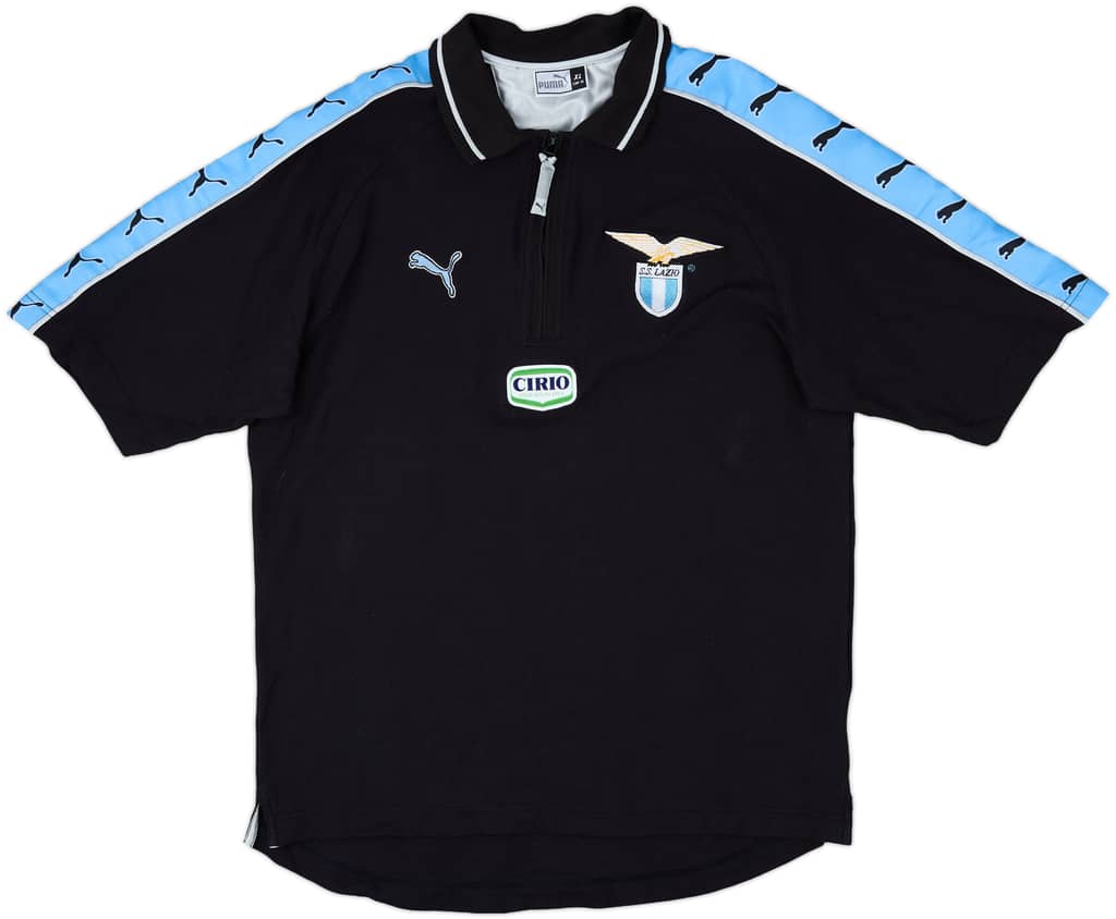 1998-99 Lazio Puma 1/4 Zip Polo Shirt - 8/10 - (XL)