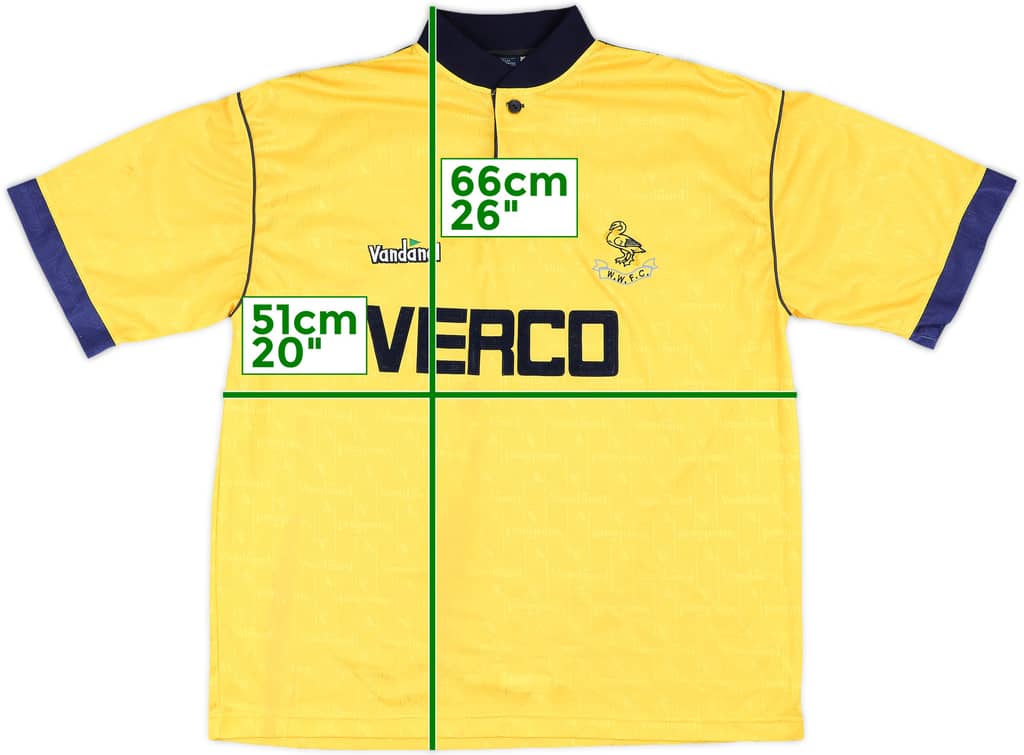1994-95 Wycombe Wanderers Away Shirt - 6/10 - (XL)