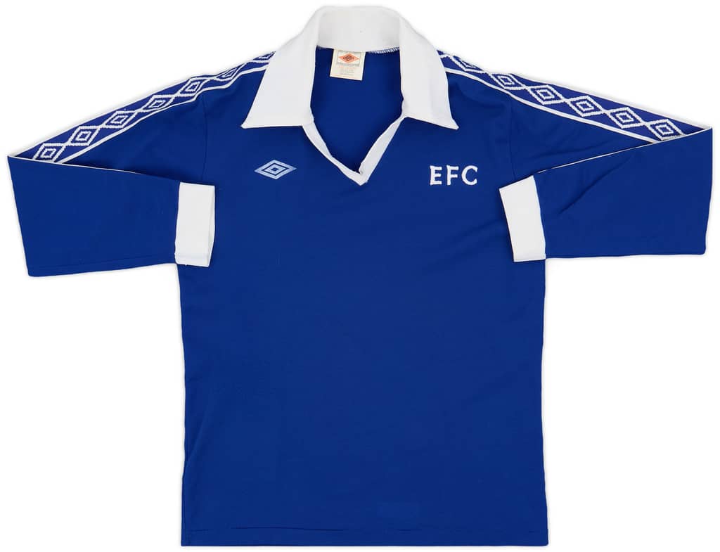 1976-78 Everton Home L/S Shirt - 8/10 - (M)