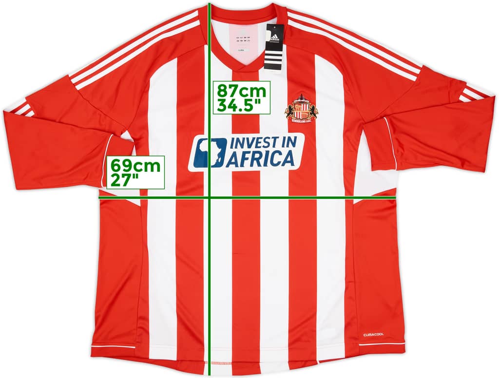 2012-13 Sunderland Home L/S Shirt (3XL)