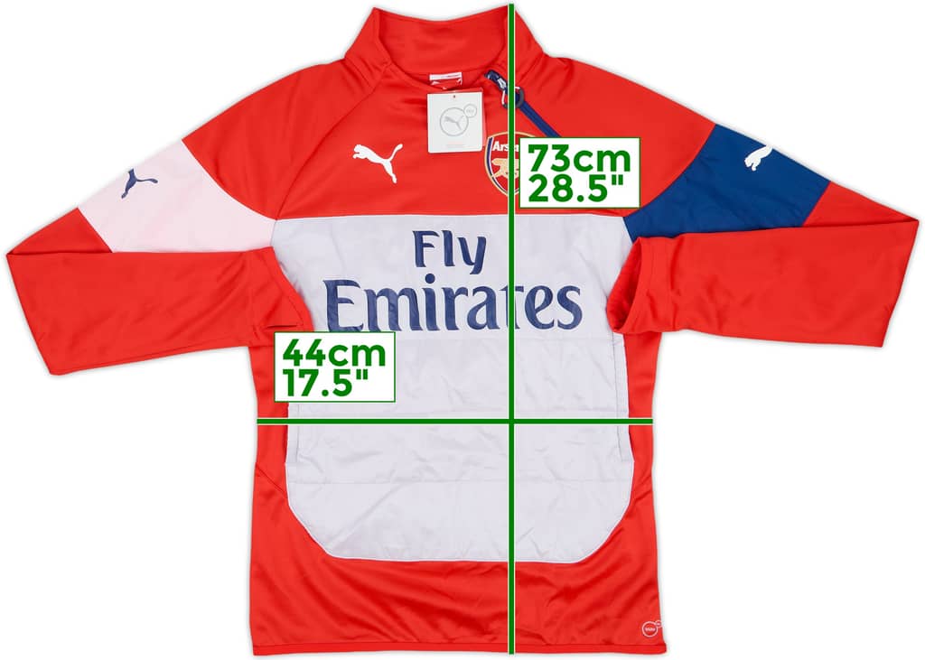 2014-15 Arsenal Puma 1/4 Zip Drill Top (S)