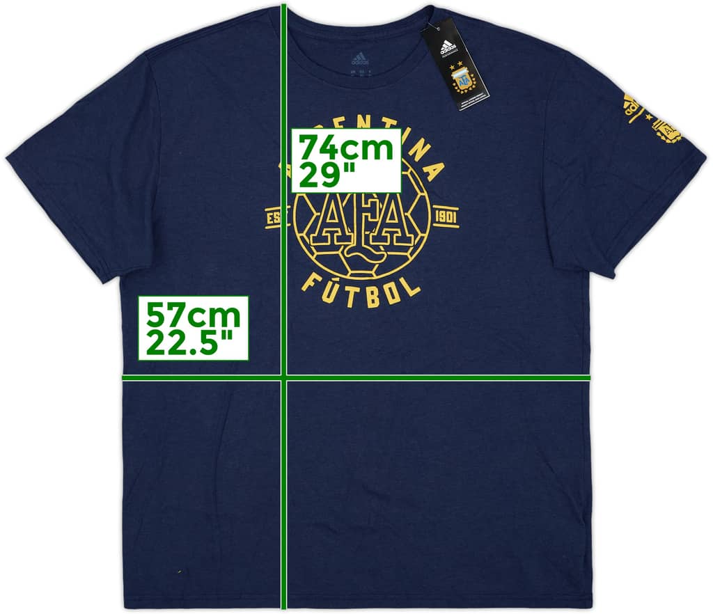 2017-18 Argentina adidas Graphic Tee (XL)