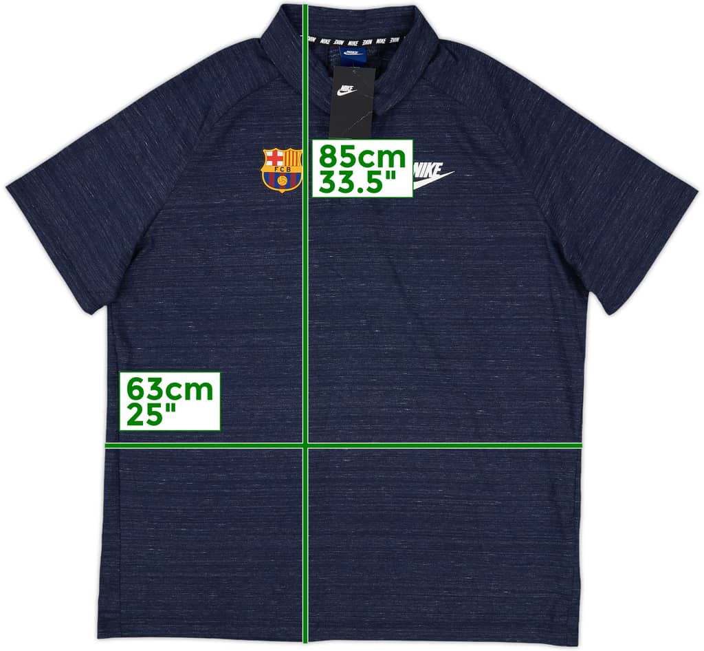 2018-19 Barcelona Nike Polo Shirt (XL)