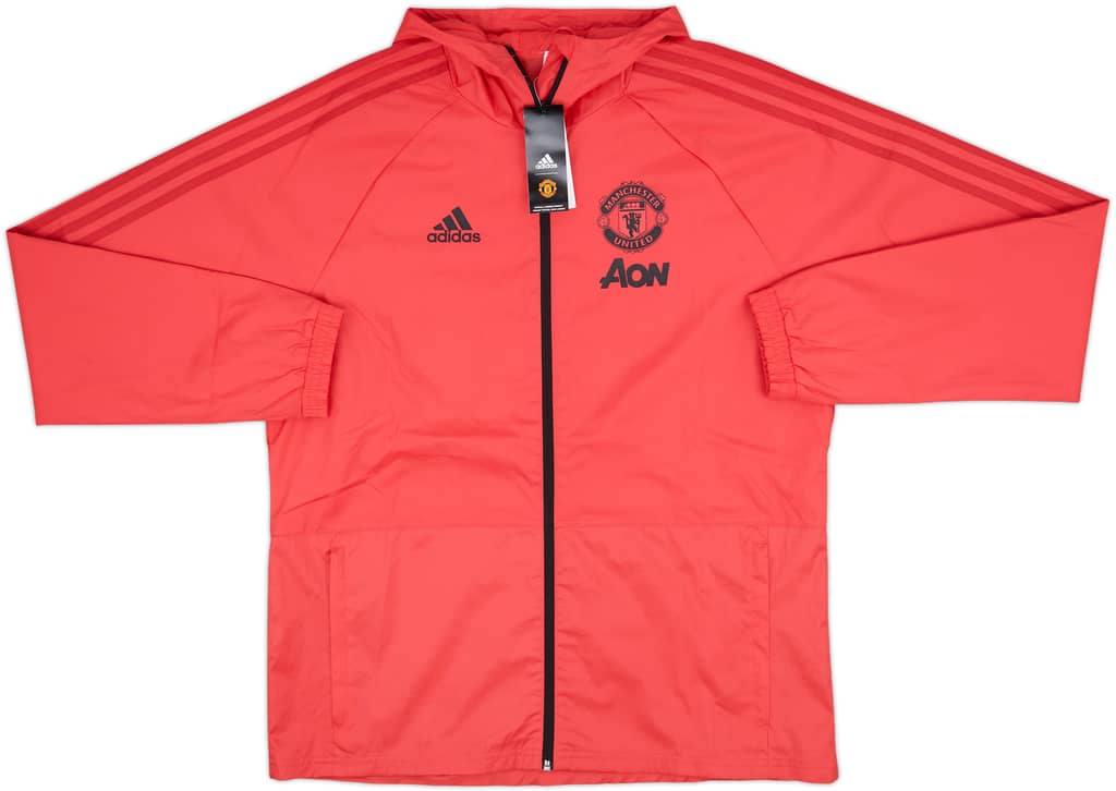 2018-19 Manchester United adidas Hooded Rain Jacket (L)