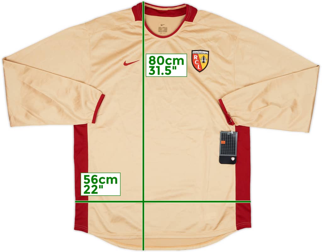 2002-03 Lens Player Issue Home L/S Shirt (L)