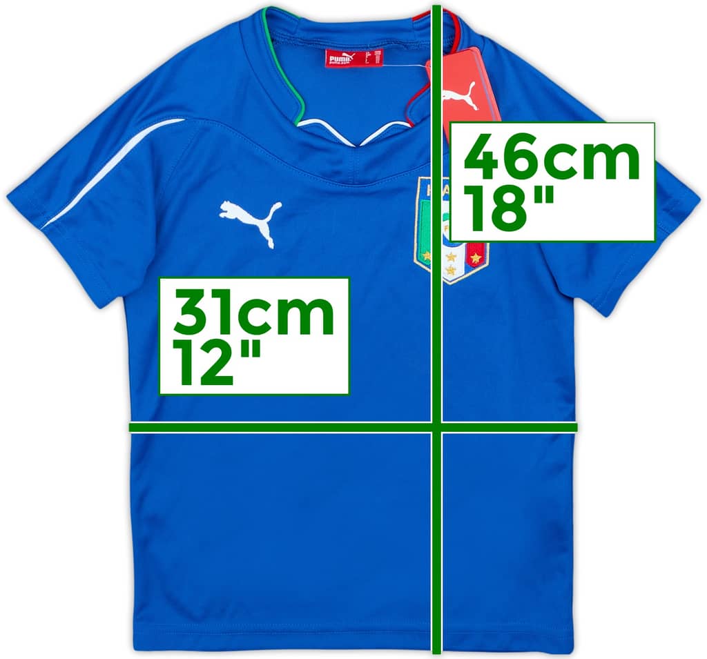 2010-12 Italy Home Shirt (3-4 Years)