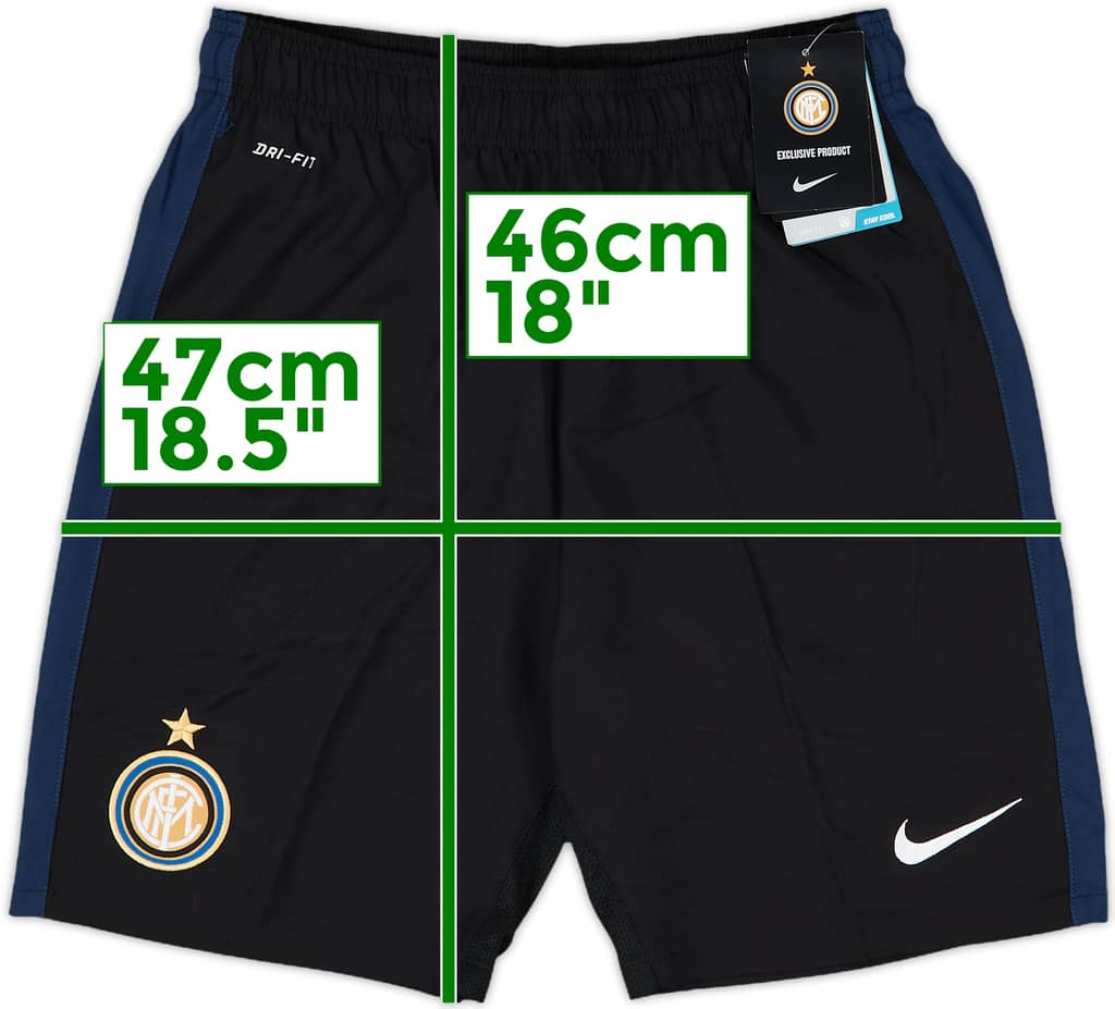 2013-14 Inter Milan Home Shorts (L.Boys)
