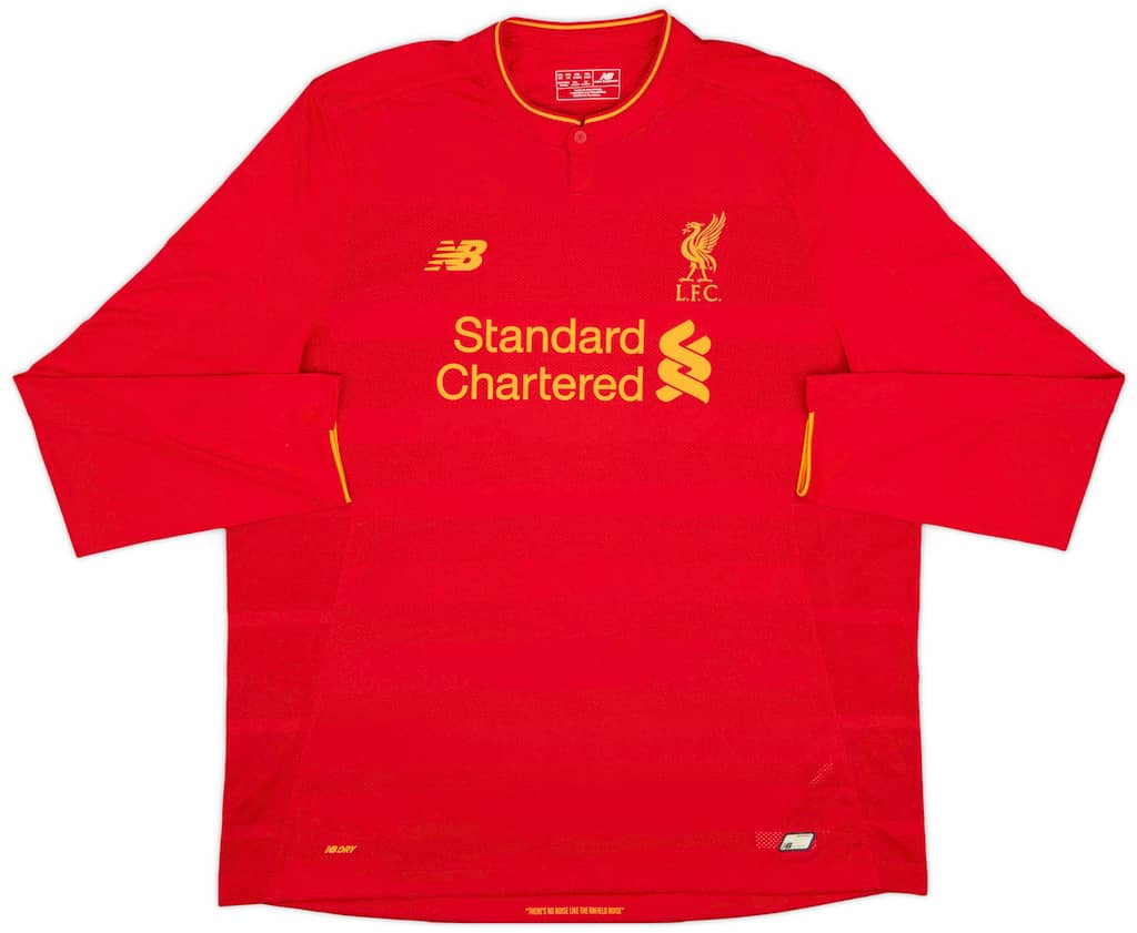 2016-17 Liverpool Home L/S Shirt Mane #19 - 10/10 - (XXL)