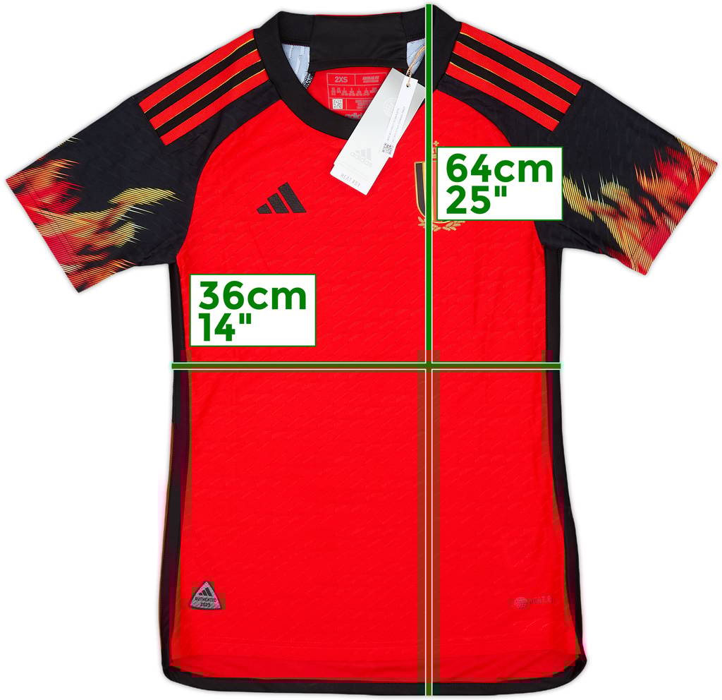 2022-23 Belgium Authentic Home Shirt (Women's XXS)