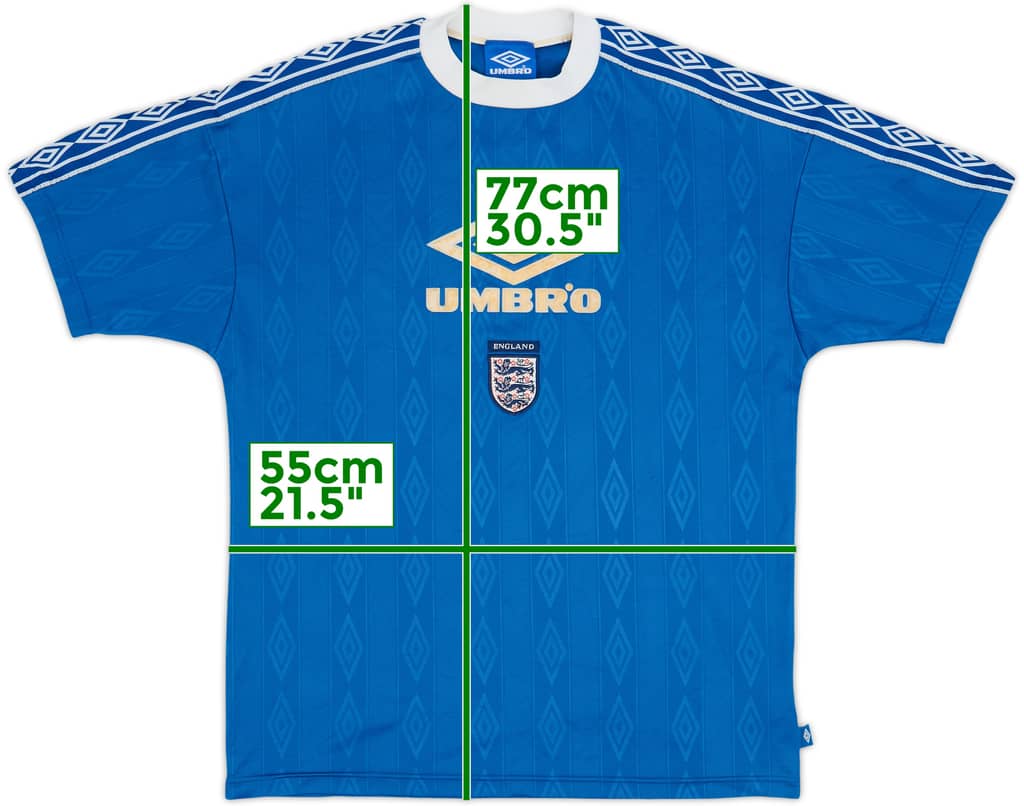 1998-99 Umbro Template Training Shirt (England) - 6/10 - (L)