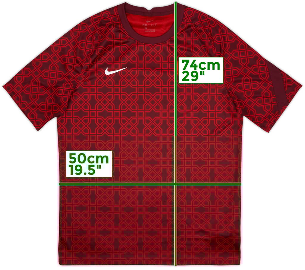 2020-22 Turkey Nike Pre-Match Training Shirt - 10/10 - (L)
