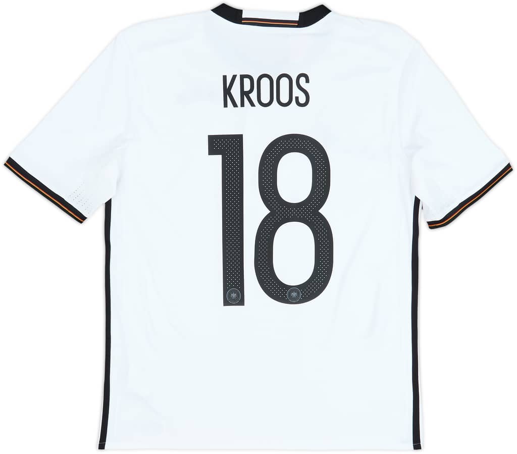 2015-16 Germany Home Shirt Kroos #18 - 6/10 - (XL.Boys)