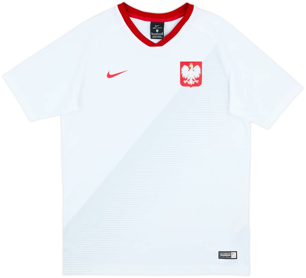 2018-19 Poland Basic Home Shirt - 8/10 - (XL.Boys)
