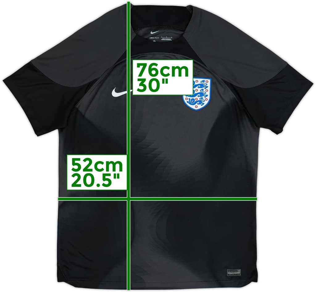 2020-24 England GK Shirt - 9/10 - (L)