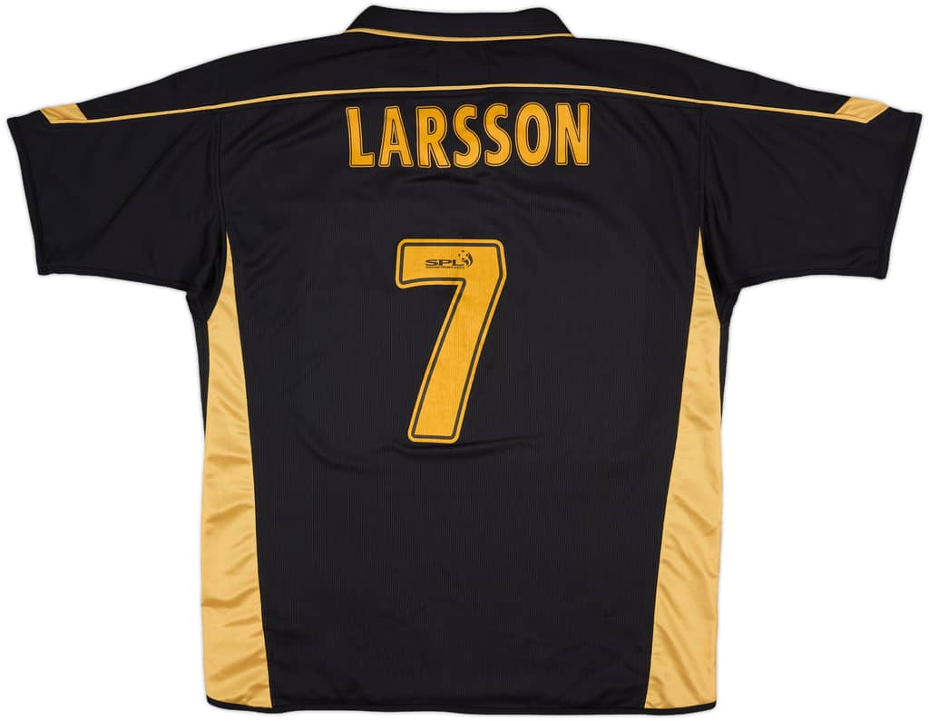 2003-04 Celtic Away Shirt Larsson #7 - 9/10 - (L)