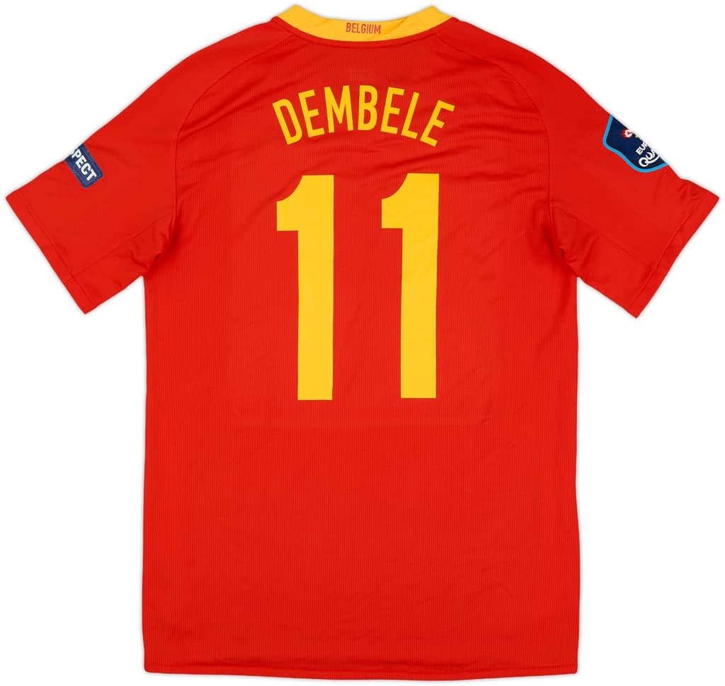 2008-09 Belgium Home Shirt Dembele #11 - 8/10 - (S)