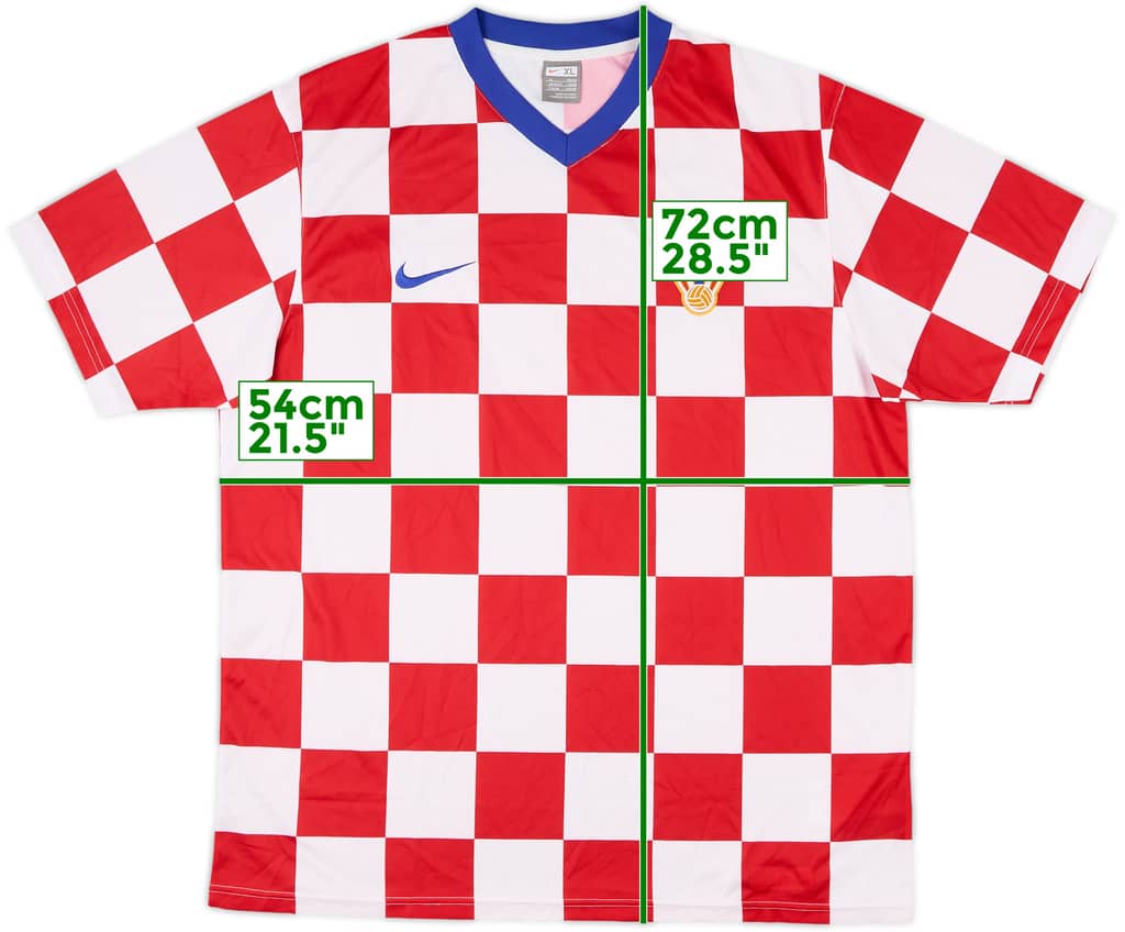 2008-09 Croatia Basic Home Shirt - 6/10 - (XL)