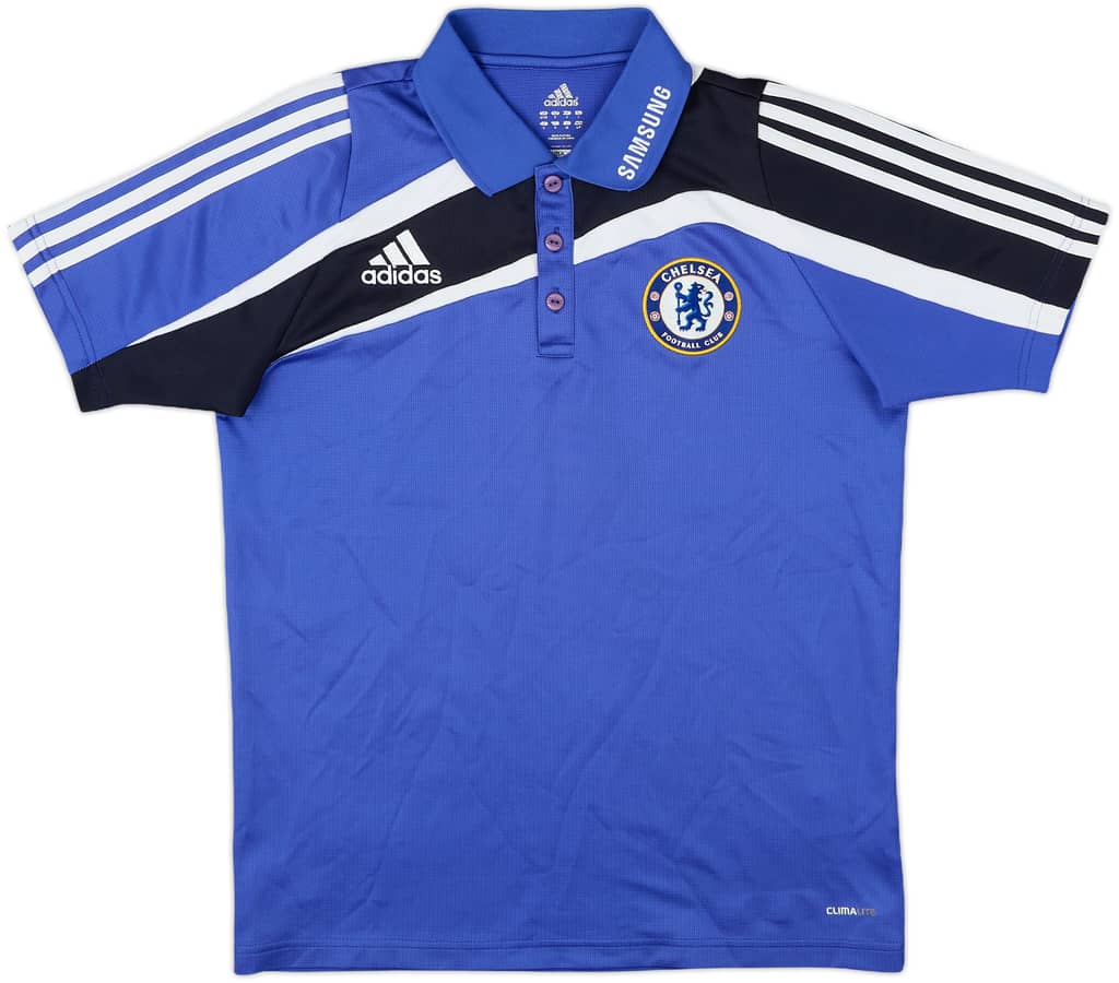 2009-10 Chelsea adidas Polo Shirt - 8/10 - (S)
