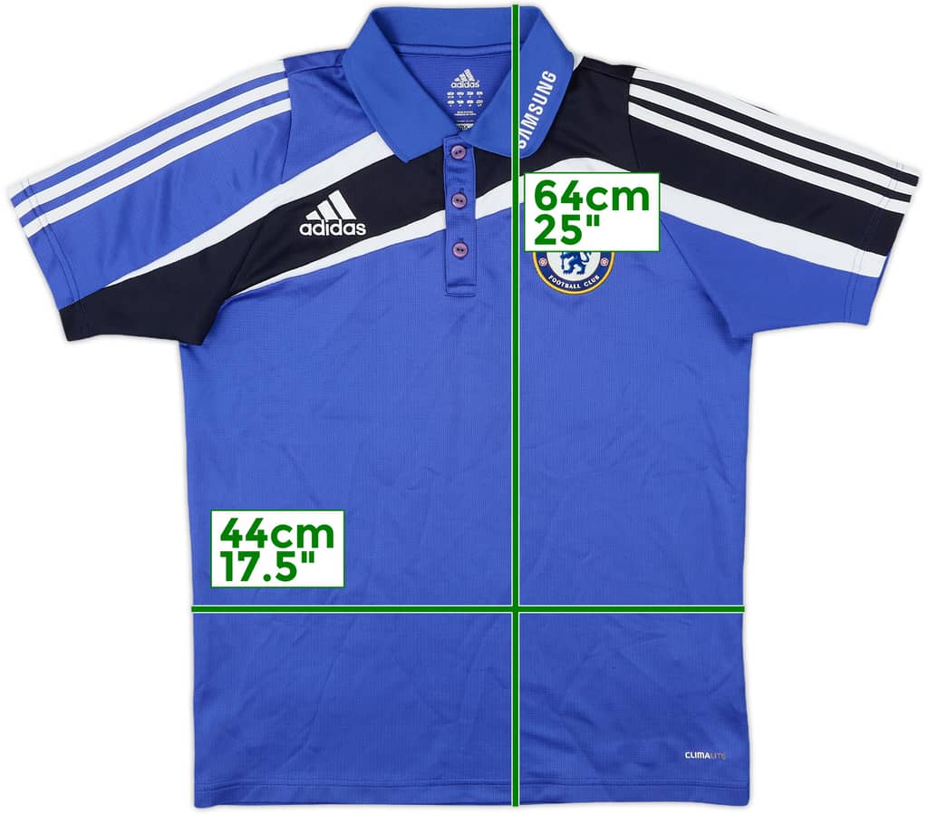 2009-10 Chelsea adidas Polo Shirt - 8/10 - (S)