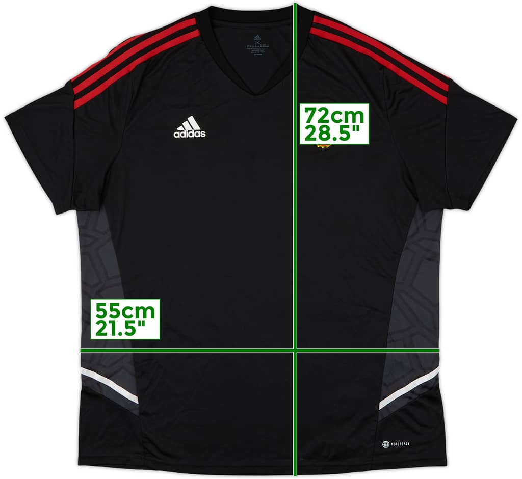 2022-23 Manchester United adidas Training Shirt - 10/10 - (XXL)