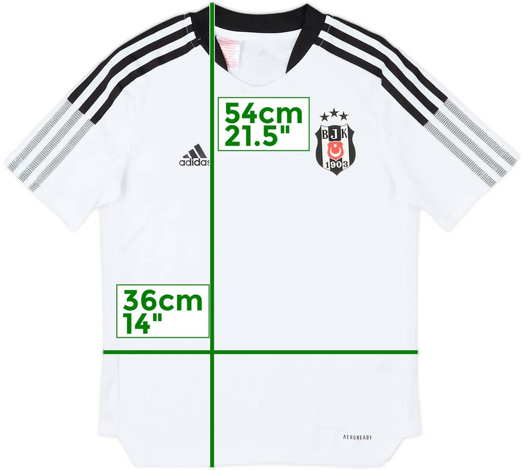 2021-22 Besiktas adidas Training Shirt - 7/10 - (M.Boys)