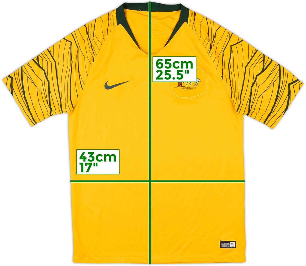 2018-20 Australia Home Shirt - 8/10 - (M)