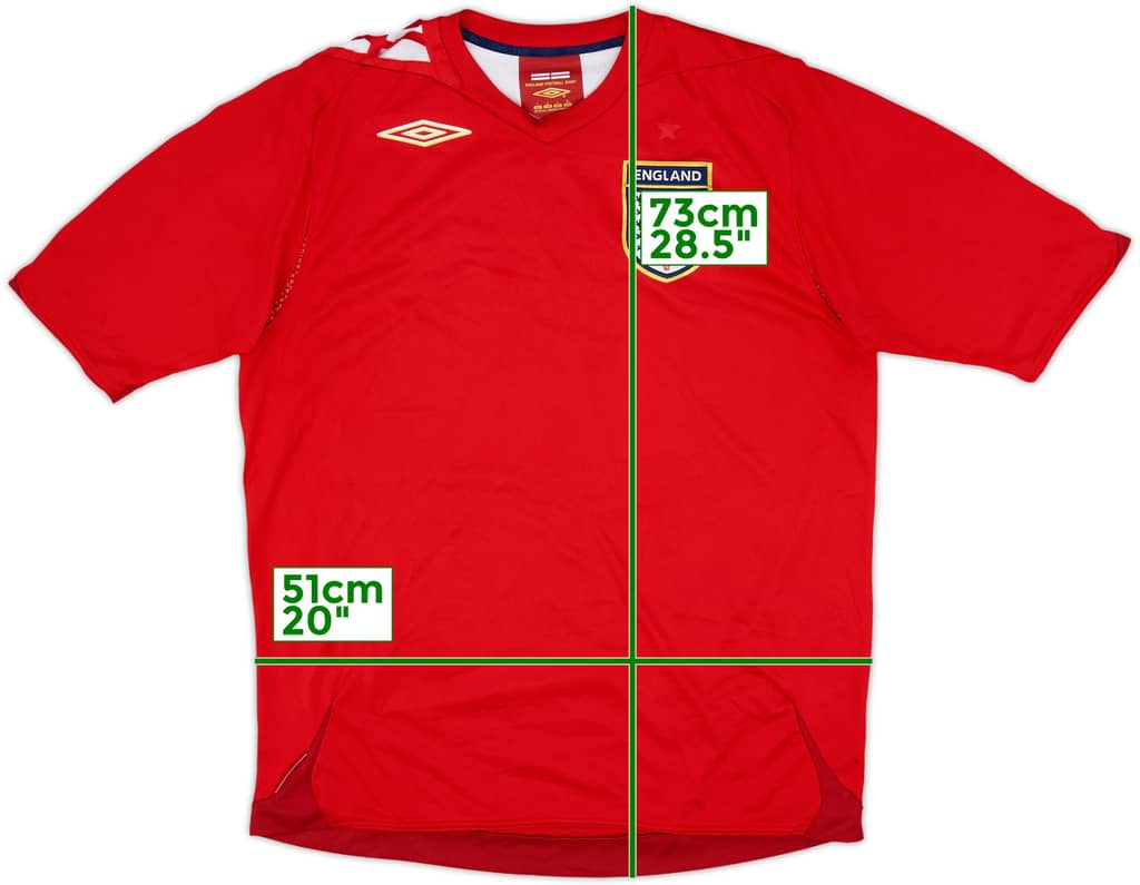 2006-08 England Away Shirt - 5/10 - (L)