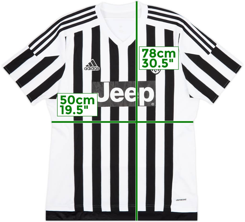 2015-16 Juventus Home Shirt - 8/10 - (L)