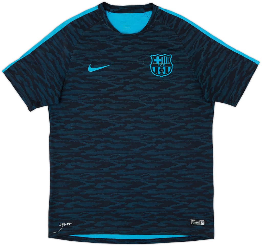 2016-17 Barcelona Nike Pre Match Training Shirt - 8/10 - (L)