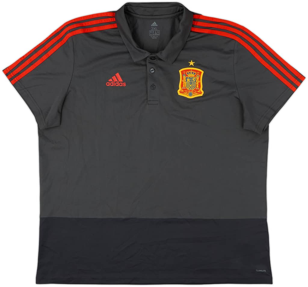 2018-19 Spain adidas Polo Shirt - 9/10 - (XXL)