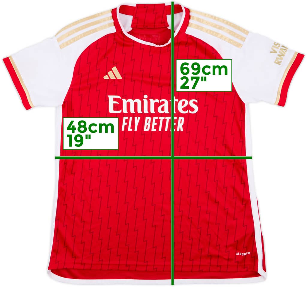 2023-24 Arsenal Home Shirt - 9/10 - (Women's L)