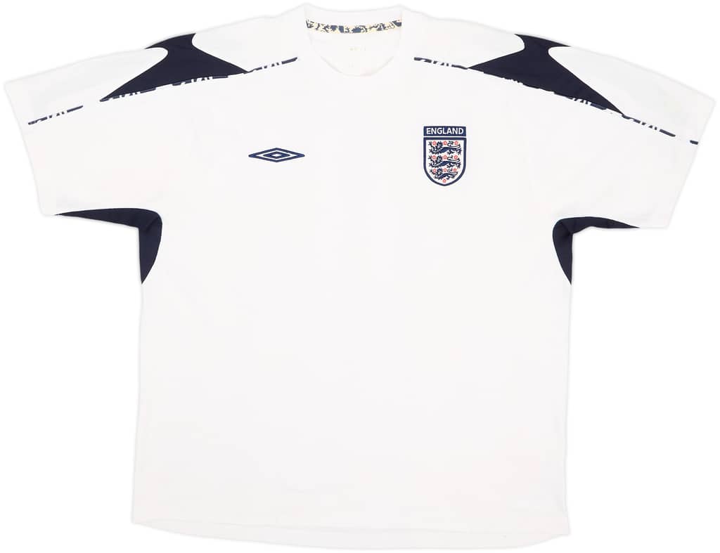 2004-06 England Umbro Training Shirt - 6/10 - (M)