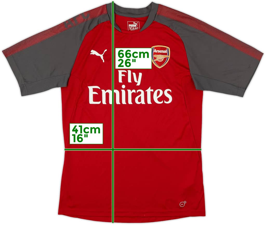 2017-18 Arsenal Puma Training Shirt - 9/10 - (M)