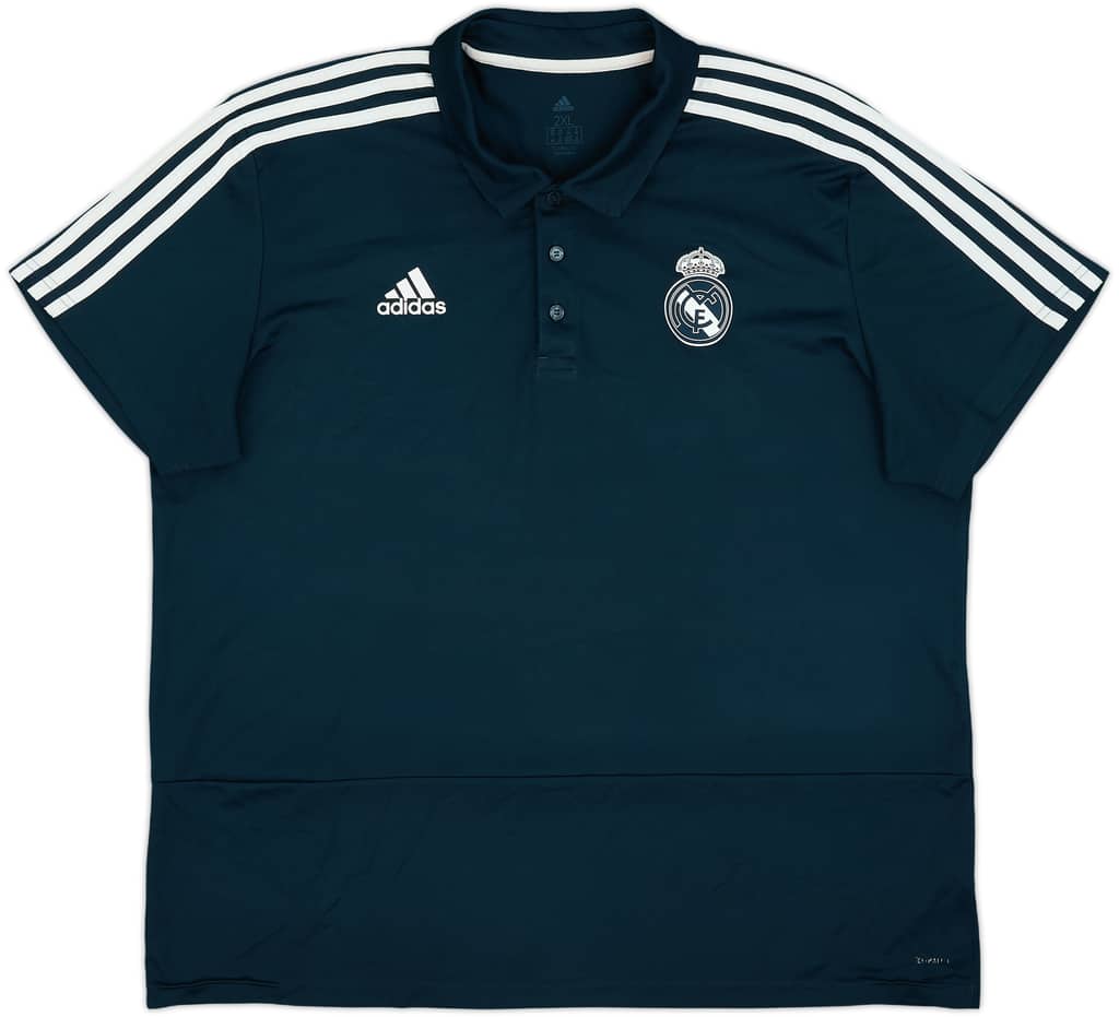2018-19 Real Madrid adidas Polo Shirt - 8/10 - (XXL)