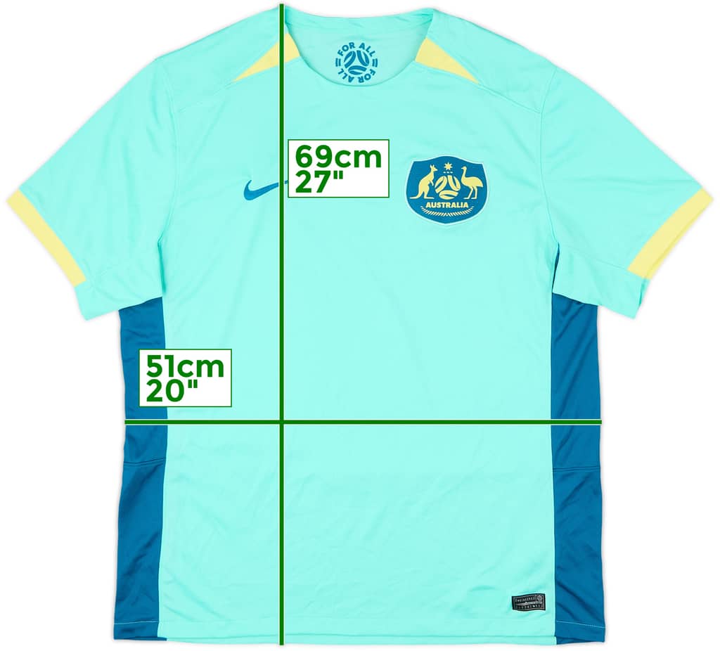 2023 Australia Women Away Shirt - 9/10 - (Men's XL)
