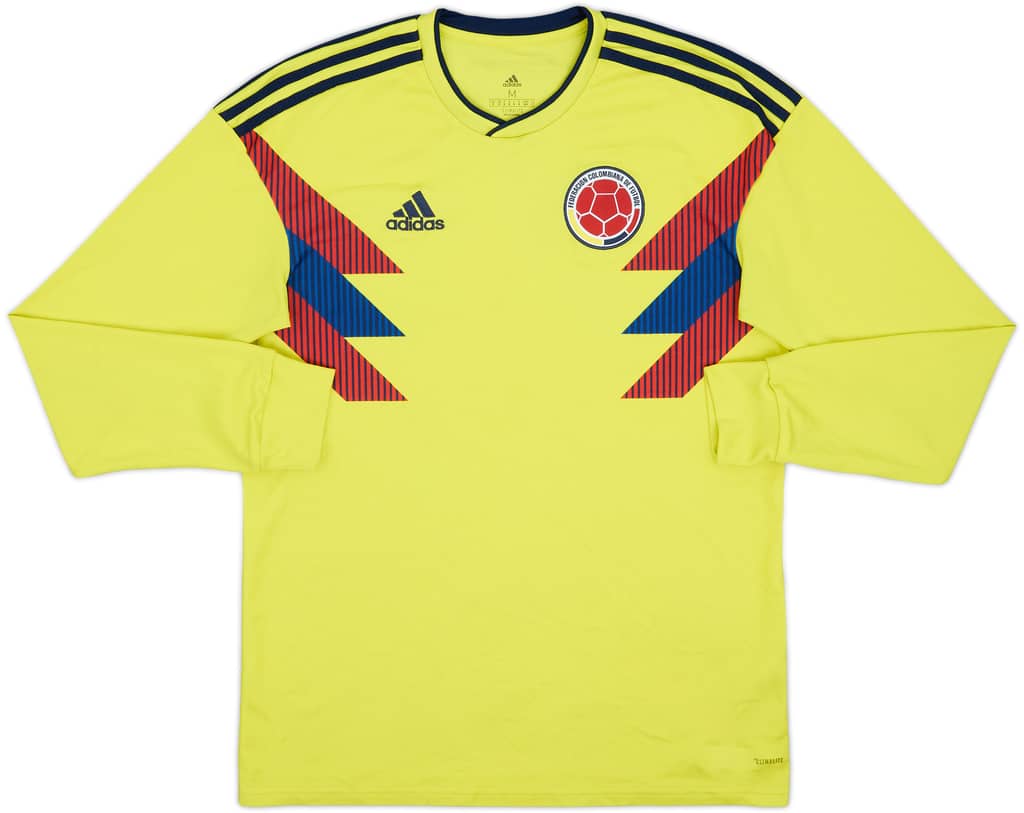 2018-19 Colombia Home L/S Shirt - 6/10 - (M)