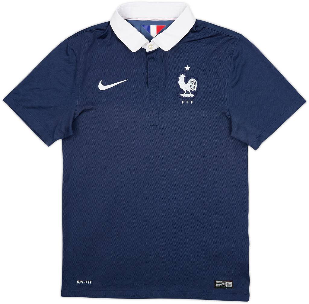 2014-15 France Home Shirt - 9/10 - (S)